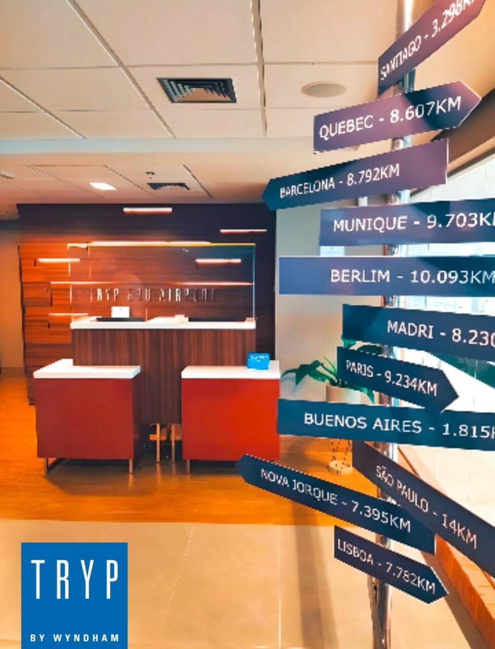 Tryp By Wyndham Sao Paulo Airport - Hotel De Transito Terminal 3 -Lado Ar - Area Restrita A Passageiros Ja Embarcados - Piso 1 Guarulhos Eksteriør billede