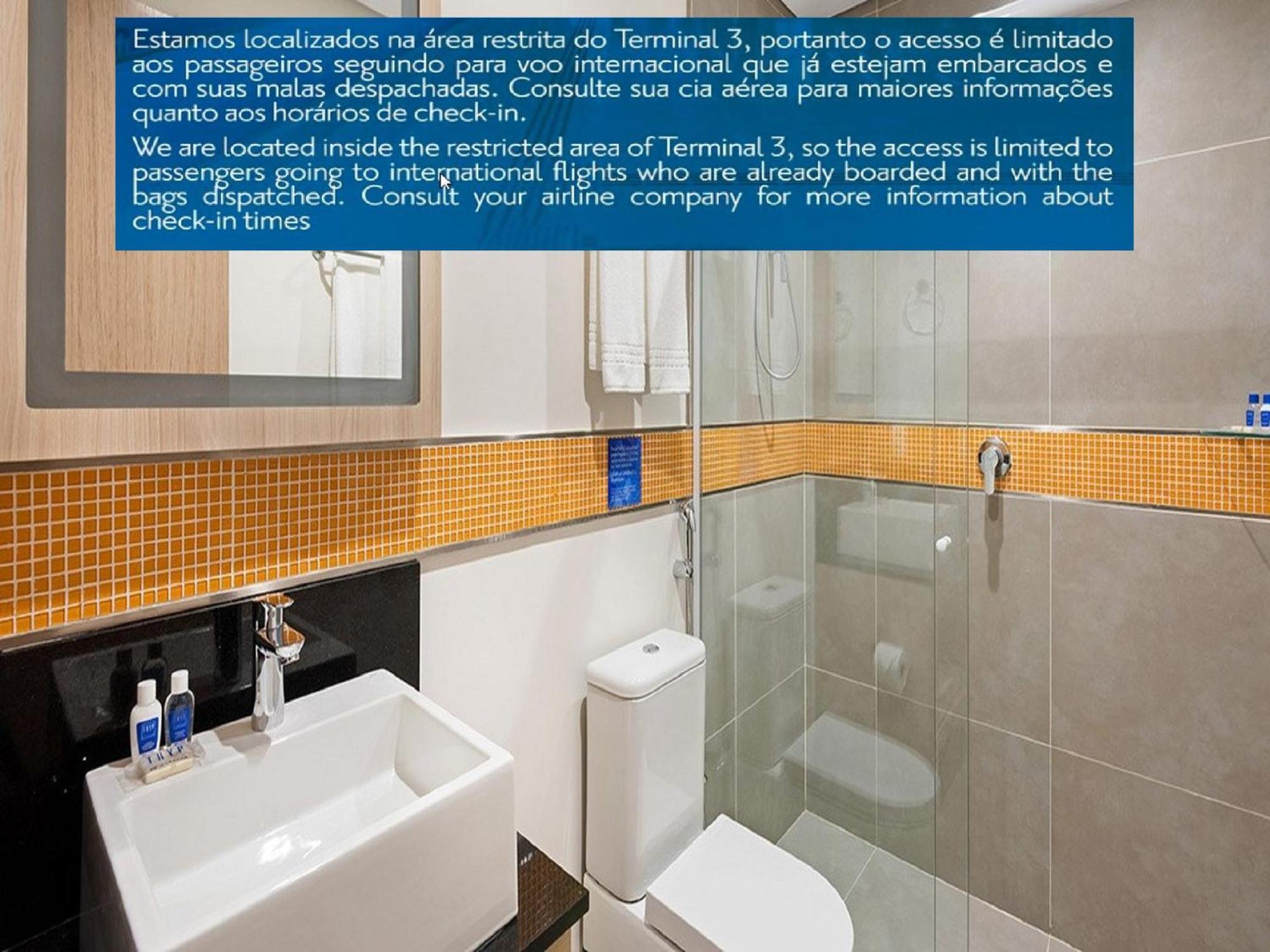 Tryp By Wyndham Sao Paulo Airport - Hotel De Transito Terminal 3 -Lado Ar - Area Restrita A Passageiros Ja Embarcados - Piso 1 Guarulhos Eksteriør billede