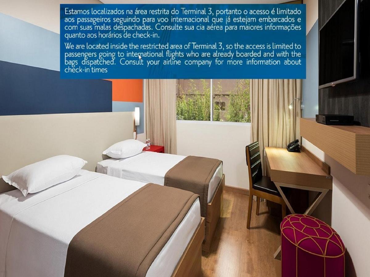 Tryp By Wyndham Sao Paulo Airport - Hotel De Transito Terminal 3 -Lado Ar - Area Restrita A Passageiros Ja Embarcados - Piso 1 Guarulhos Eksteriør billede