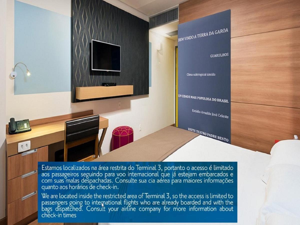Tryp By Wyndham Sao Paulo Airport - Hotel De Transito Terminal 3 -Lado Ar - Area Restrita A Passageiros Ja Embarcados - Piso 1 Guarulhos Eksteriør billede